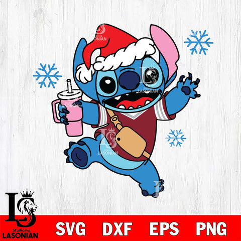 Troy Trojans Christmas Stitch With Tumbler Svg Eps Dxf Png File, Digital Download, Instant Download