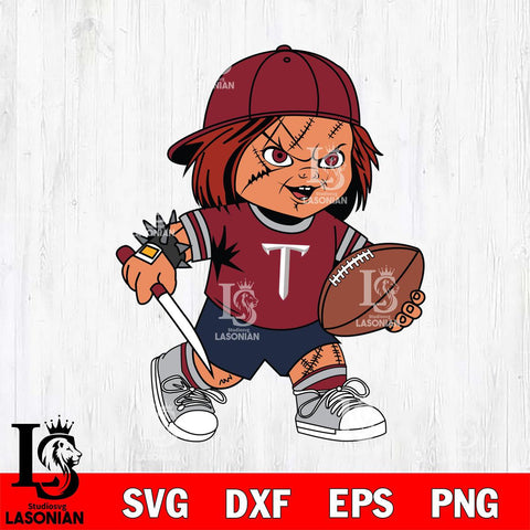 Troy Trojans Chucky Horror 10 Svg Eps Dxf Png File, NCAA svg, Digital Download, Instant Download