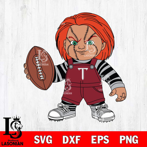 Troy Trojans Chucky Horror 12 Svg Eps Dxf Png File, NCAA svg, Digital Download, Instant Download