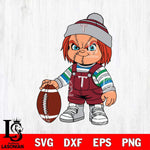 Troy Trojans Chucky Horror 6 Svg Eps Dxf Png File, NCAA svg, Digital Download, Instant Download