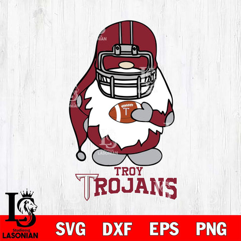 Troy Trojans Gnomes Christmas Svg Eps Dxf Png File, Digital Download, Instant Download