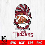 Troy Trojans Gnomes Football Svg Eps Dxf Png File, Digital Download, Instant Download