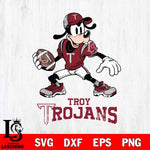 Troy Trojans Goofy Disney, Svg Eps Dxf Png File, Digital Download