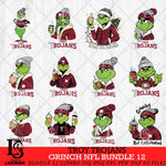 Troy Trojans Grinch NCAA Bundle 12 SVG Eps Dxf Png File, Digital Download, Instant Download