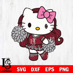 Troy Trojans Hello Kitty Cheerleader 7 Svg Eps Dxf Png File, Digital Download, Instant Download