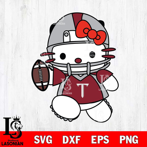 Troy Trojans Hello Kitty sport 11 Svg Eps Dxf Png File, NCAA svg, Digital Download, Instant Download