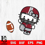 Troy Trojans Hello Kitty sport 12 Svg Eps Dxf Png File, NCAA svg, Digital Download, Instant Download