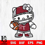 Troy Trojans Hello Kitty sport 2 Svg Eps Dxf Png File, NCAA svg, Digital Download, Instant Download