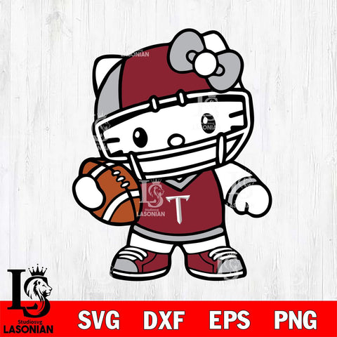 Troy Trojans Hello Kitty sport 2 Svg Eps Dxf Png File, NCAA svg, Digital Download, Instant Download