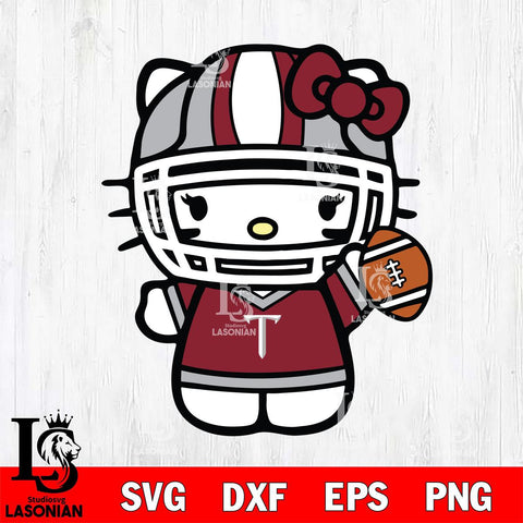 Troy Trojans Hello Kitty sport 9 Svg Eps Dxf Png File, NCAA svg, Digital Download, Instant Download