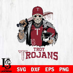 Troy Trojans Jason Voorhees 2 Svg Eps Dxf Png File, Digital Download