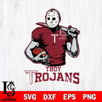 Troy Trojans Jason Voorhees 9 Svg Eps Dxf Png File, Digital Download