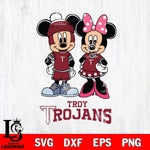 Troy Trojans Mickey Minnie Mouse Pink Svg Eps Dxf Png File, NCAA svg , File Cut , Digital Download , Instant Download, Cut Svg Files