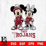 Troy Trojans Mickey Minnie Rugby Hoodie Svg Eps Dxf Png File, NCAA svg , File Cut , Digital Download , Instant Download, Cut Svg Files