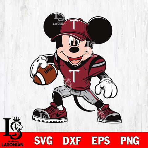 Troy Trojans Mickey Mouse Svg Eps Dxf Png File, NCAA svg, Digital Download, Instant Download