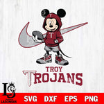 Troy Trojans Mikey Mouse Disney NIKE, Svg Eps Dxf Png File, Digital Download