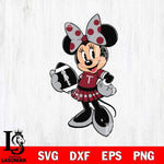 Troy Trojans Minnie Mouse Svg Eps Dxf Png File, NCAA svg, Digital Download, Instant Download