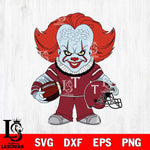 Troy Trojans Pennywise Horror Sport Svg Eps Dxf Png File, Digital Download