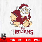 Troy Trojans Santa Claus Angry Svg dxf eps png pdf file,NCAA svg,Digital Download,Cricut file