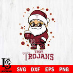 Troy Trojans Santa Claus Coffe Svg dxf eps png pdf file,NCAA svg,Digital Download,Cricut file