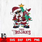 Troy Trojans Santa Claus Ugly Christmas Svg dxf eps png pdf file,NCAA svg,Digital Download,Cricut file