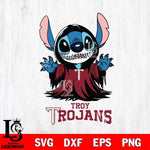 Troy Trojans Stitch Ghost Svg Eps Dxf Png File, NCAA svg, Digital Download, Instant Download