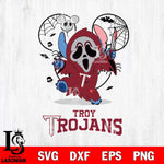 Troy Trojans Stitch Ghost Face Halloween 2 Svg Eps Dxf Png File, Digital Download, Instant Download