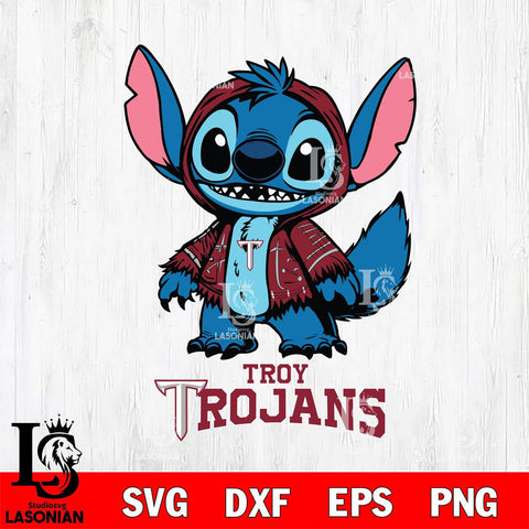 Troy Trojans Stitch Halloween Svg Eps Dxf Png File, NCAA svg, Digital Download, Instant Download