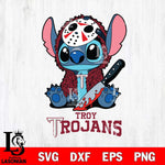 Troy Trojans Stitch Jason Voorhees Svg Eps Dxf Png File, NCAA svg, Digital Download, Instant Download