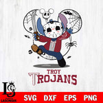 Troy Trojans Stitch jason voorhees Halloween Svg Eps Dxf Png File, Digital Download, Instant Download