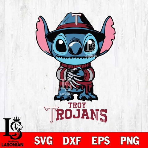 Troy Trojans Stitich Freddy Krueger Svg Eps Dxf Png File, NCAA svg, Digital Download, Instant Download