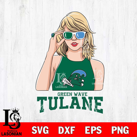 Tulane Green Wave And Taylor Swift Fan Svg Eps Dxf Png File, Digital Download, Instant Download