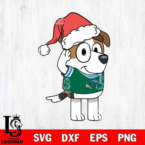 Tulane Green Wave Bluey Jack Christmas Svg Eps Dxf Png File, Digital Download, Instant Download