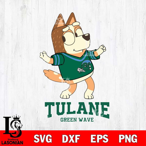 Tulane Green Wave Chilli Dance Svg Eps Dxf Png File, Digital Download, Instant Download