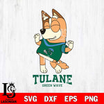 Tulane Green Wave Chilli Dance Sport Svg Eps Dxf Png File, Digital Download, Instant Download