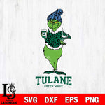 Tulane Green Wave Grinch Leopard Coffee Svg Eps Dxf Png File, Digital Download, Instant Download