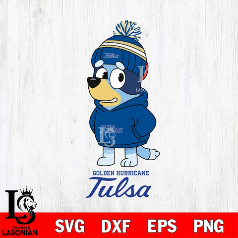 Tulsa Golden Hurricane Bluey Hoodie rugby Svg Eps Dxf Png File, Digital Download ,Instant Download, Cricut File