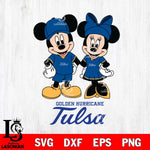 Tulsa Golden Hurricane Mickey Minnie Rugby Svg Eps Dxf Png File, NCAA svg , File Cut , Digital Download , Instant Download, Cut Svg Files