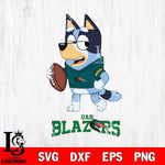 UAB Blazers Bluey Football Sport Svg Eps Dxf Png File, Digital Download ,Instant Download, Cricut File