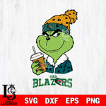 UAB Blazers Grinch hat Svg Eps Dxf Png File, Digital Download, Instant Download