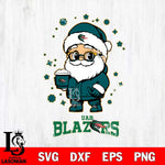 UAB Blazers Santa Claus Coffe Svg dxf eps png pdf file,NCAA svg,Digital Download,Cricut file