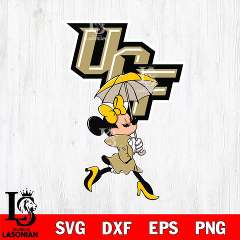 UCF Knights Fancy Minnie Svg Eps Dxf Png File, Digital Download, Instant Download