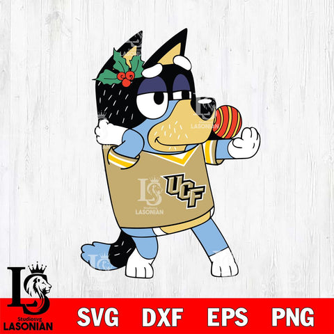 UCF Knights Bandit Heeler Christmas Svg Eps Dxf Png File, Digital Download, Instant Download