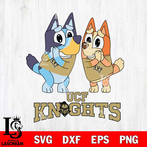 UCF Knights Bluey & Bingo 5 Svg Eps Dxf Png File, NCAA svg, Digital Download, Instant Download