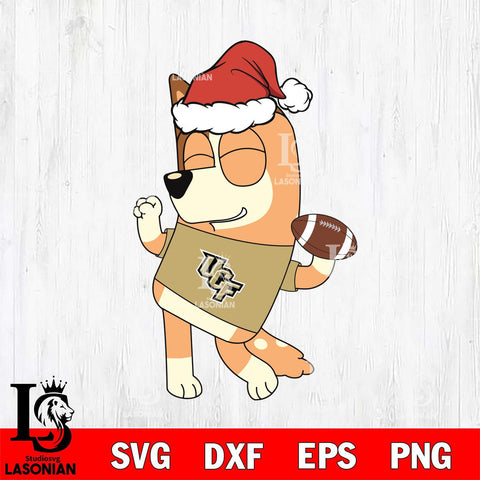 UCF Knights Bluey Chilli Christmas Svg Eps Dxf Png File, Digital Download, Instant Download