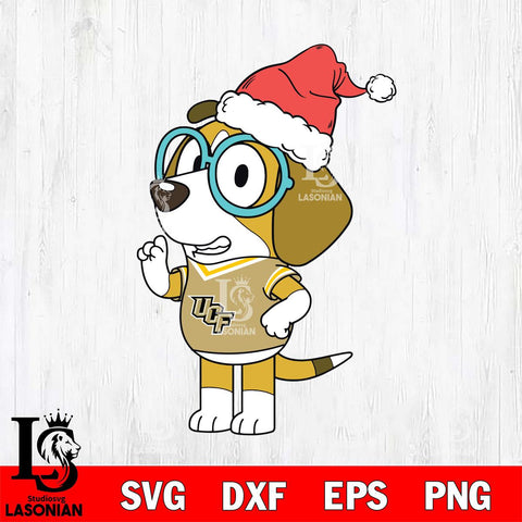 UCF Knights Bluey Honey Christmas Svg Eps Dxf Png File, Digital Download, Instant Download