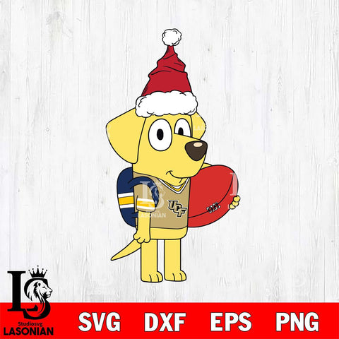 UCF Knights Bluey Lucky Christmas Svg Eps Dxf Png File, Digital Download, Instant Download