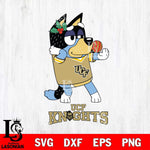 UCF Knights Christmas Bluey Bandit Heeler Cut Files,Bluey Cricut,Christmas Svg , Bluey svg , Digital Download, dxf eps png pdf file