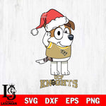 UCF Knights Christmas Bluey Jack Sport Cut Files,Bluey Cricut,Christmas Svg , Bluey svg , Digital Download, dxf eps png pdf file