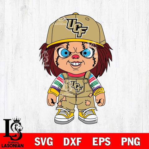 UCF Knights Chucky Football Horror Halloween Svg Eps Dxf Png File, NCAA svg, Digital Download, Instant Download